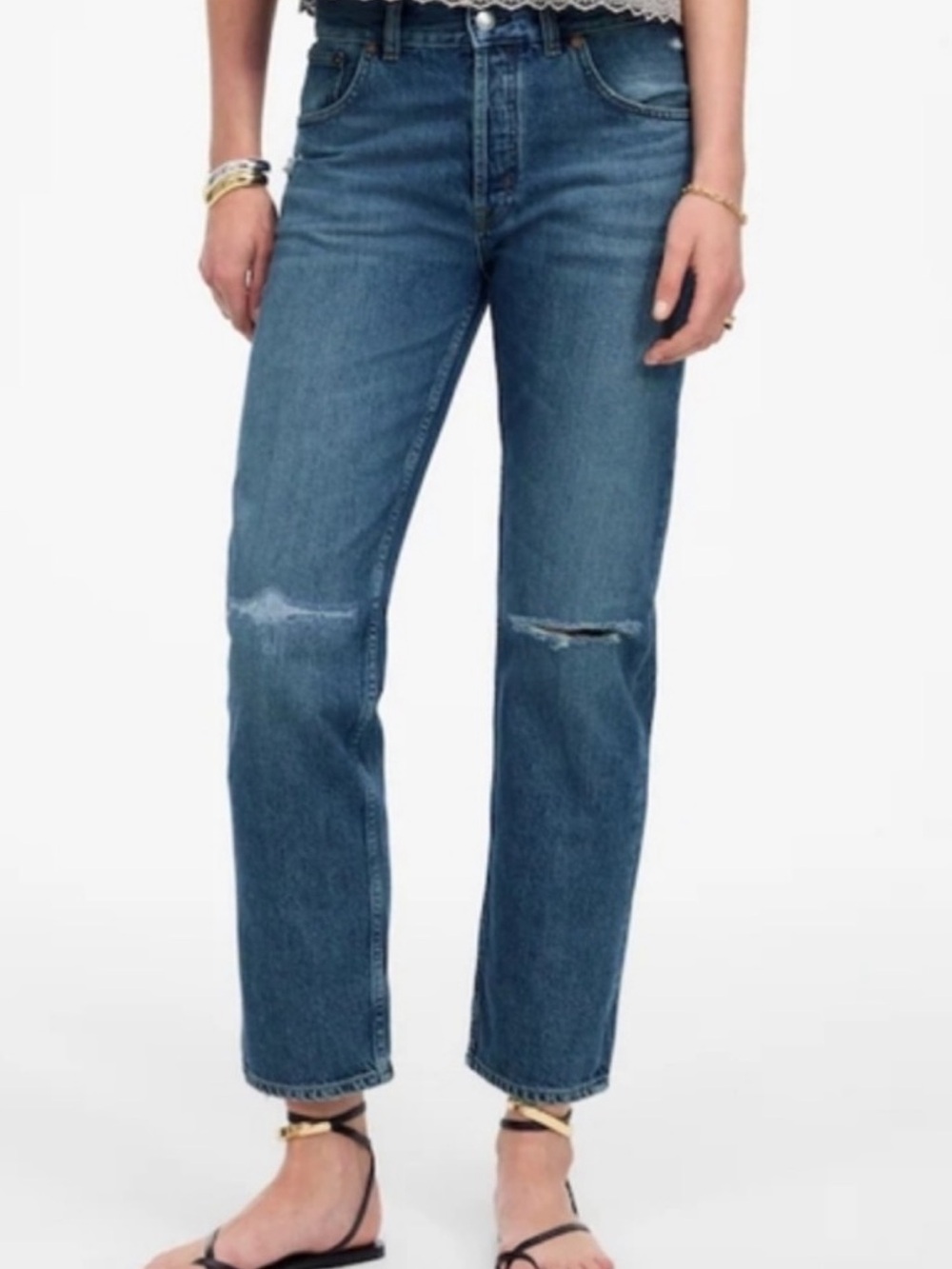 Madewell The Curvy Dean Easy Straight Crop, 26